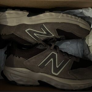 New Balance Brown and Tan Sneakers